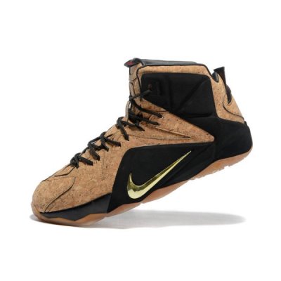 Nike Erkek Lebron 12 Ext Siyah / Metal Altın Basketbol Ayakkabısı Türkiye - 075HK4J5